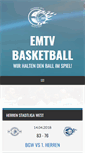 Mobile Screenshot of emtv-basketball.net